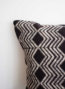 Block Printed Cushion Cover - Chevrons