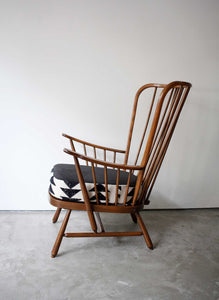 Vintage Ercol Evergreen High Back Armchair