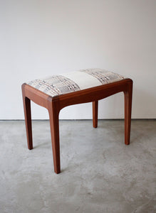Mid Century Stag Minstrel Vanity Stool