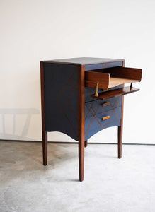 1930s Vintage Drop-Front Cabinet Chest of 4 Drawers