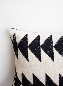 Block Printed Cushion - Triangles